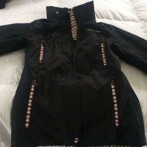 DNA snowboard ski jacket. Stylish Black Ski Jacket for Women